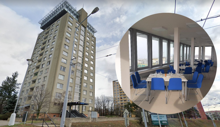 V Brně opravili kavárnu Grand Prix, která láká hosty na střechu paneláku