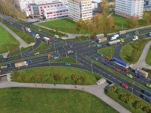 Příprava na stavbu nové křižovatky Mileta začne ještě letos. Na jaře se vypíše výběrové řízení