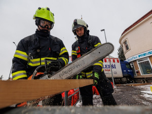 Nehoda kamionu v Českém Meziříčí