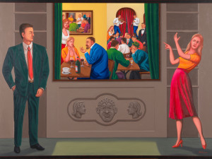 Nakreslil sedmimetrové poutače pro hradecké Kino Jas. Dnes má výstavu v galerii