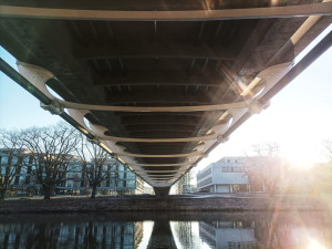 Hradecká radnice dnes otevřela novou lávku přes Labe u Aldisu. Stála 175 milionů korun