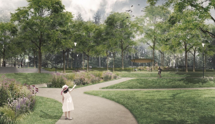 Smetanovy sady v Hořích se dočkají revitalizace. Práce začnou tento měsíc