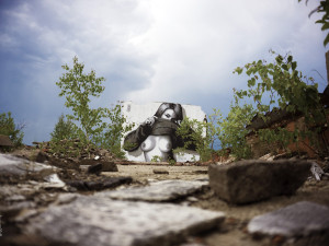 Kontroverzní malba nahé ženy budí emoce. Dokumentuji obsah sociálních sítí, říká její autor