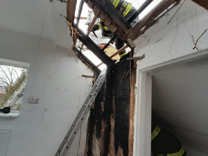 V Borohrádku na Rychnovsku hořela půda městského úřadu