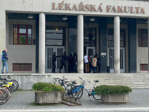 OBRAZEM: Šílený střelec v Hradci Králové pálil do studentů. Do cvičení se zapojily všechny složky IZS