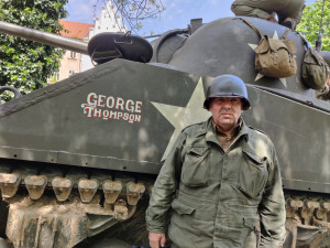 Sběratel Pavel Rogl si splnil klukovský sen. Jako jediný v Česku vlastní pojízdný americký tank Sherman