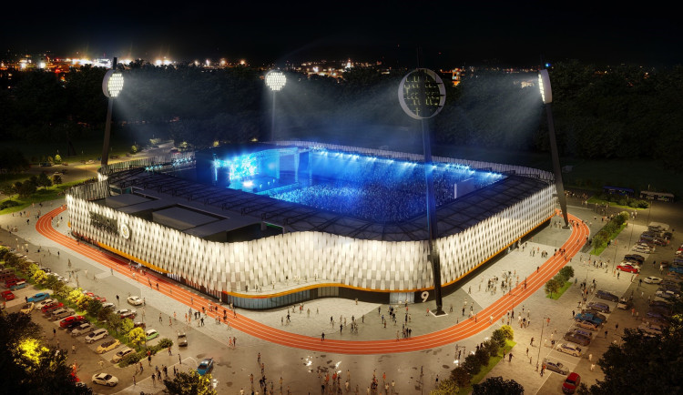 Stadion v Hradci bude mít měsíc zpoždění, hotový bude do konce července