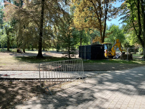 OBRAZEM: Hořice revitalizují Smetanovy sady. První etapa vyjde na tři miliony