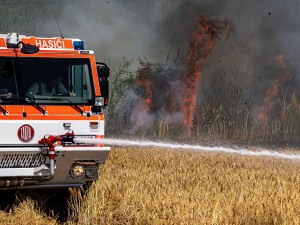 Vysoké nebezpečí požárů je kvůli vedrům a suchu na celém území Česka