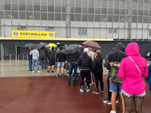 OBRAZEM: Hradec Králové zažil první fotbalový zápas v nové aréně. Podívejte se, jaká byla atmosféra