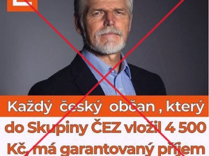 Podvodné reklamy lákají na investování. Využívají prezidenta Pavla i firmu ČEZ