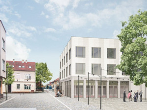 Nová radnice v Lázních Bělohrad je nominovaná na prestižní cenu za architekturu