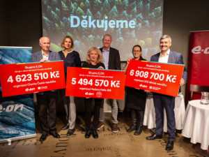 Zákazníci E.ONu díky svým úsporám energií poslali charitám 17 milionů korun