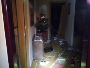 Obyvatele hradeckého Slezského předměstí probudil na Štědrý den výbuch