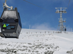 Horní úsek lanovky na Sněžku by mohl obnovit provoz do konce února