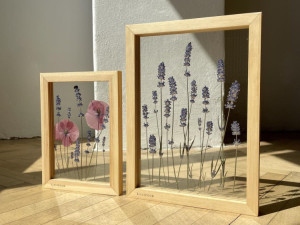 Veronika s Petrem vyrábí úchvatné obrazy z lisovaných květin. Na výlety chodíme s batohy plných knih, říkají