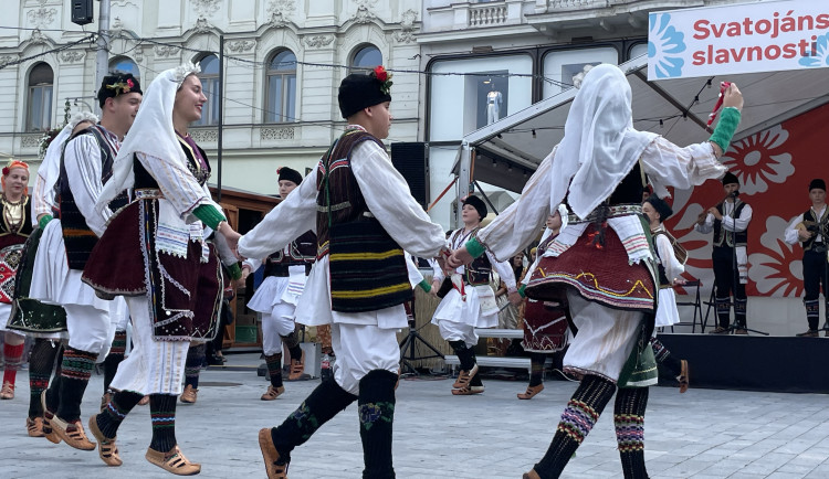 VIDEO: V Brně vystoupily soubory z Mexika nebo Indie, které se představí na festivalu ve Strážnici