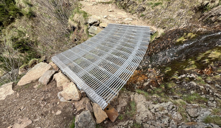 Cesta Obřím dolem v Krkonoších bude několik dní zavřená