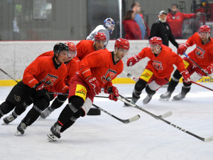 Hokejisté Hradce Králové se začali připravovat na ledě bez zraněného Klímy