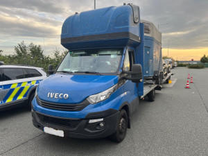 Policie se zaměřila na řidiče kamionů a dodávek. Dopadla notorického porušovače pravidel