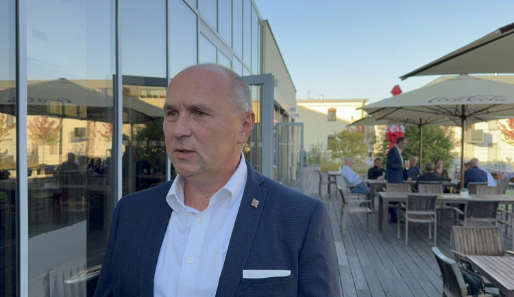 Petr Koleta ve volebním štábu