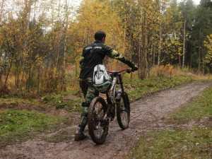 Ve Dvoře Králové už je v provozu nový trail. Určen je pro zkušenější jezdce