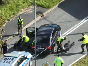 VIDEO: Spojení české a polské policie v unikátním cvičení. Jak vypadá simulace pronásledování vozidla?