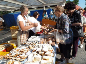 Farmářské trhy v Hradci slibují dobroty, sokolníky i pejsky k pomazlení