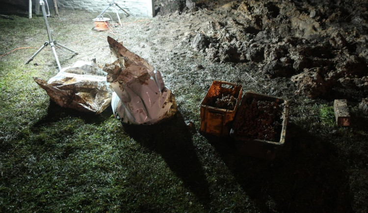 Dělníci našli na stavbě více než 200 kilo munice z druhé světové války