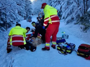 Během vánočních svátků zasahovala Horská služba v Krkonoších u téměř padesáti nehod