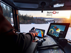 Rodinný areál Lipno jako první v České republice pořídil rolbu s unikátní technologií SNOWsat LiDAR