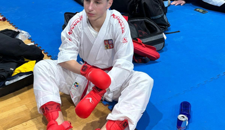 Liberecký karatista Filip Horňák uspěl na světové lize. Obsadil stříbrnou pozici