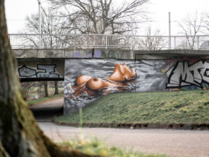 Labský most v Hradci Králové patří ode dneška graffity, dva dny legálního umění