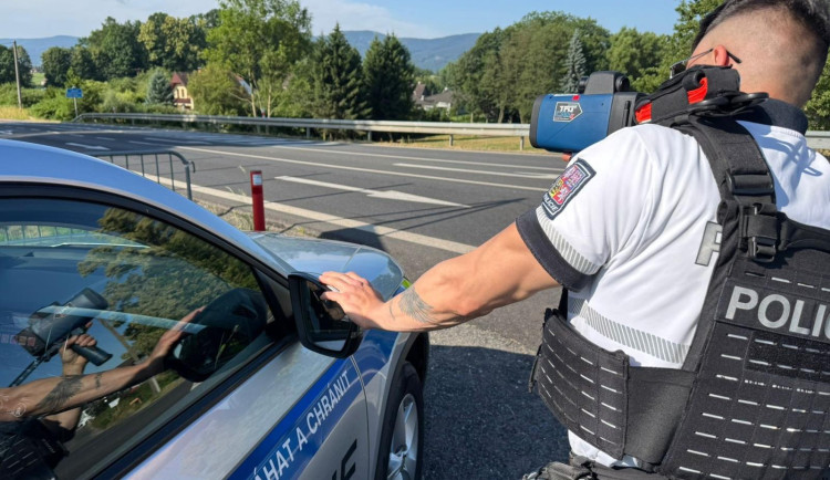 Policisté se zaměřili na dodržování rychlosti, překročil ji každý druhý kontrolovaný