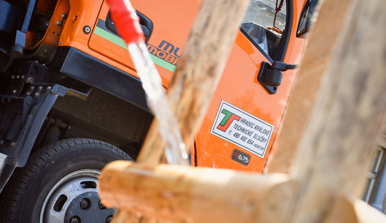 Zalévání městské zeleně i za deště? Je to důležité, tvrdí Technické služby Hradce Králové