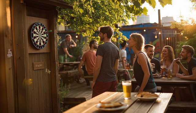 K létu v Hradci patří zahrádky, pivo… a šipky