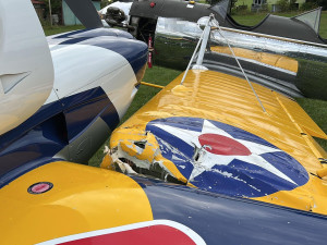 Na letišti v Jaroměři se srazila dvě letadla. Škoda se odhaduje téměř na milion