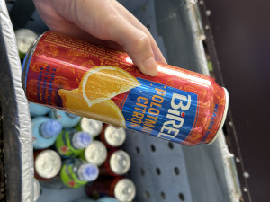 Nové lavičky na Chlumech u Hořic. Jedna funguje jako nápojový bar