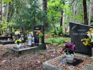 Lesní hřbitov zkoumá půdu pro nové hroby. Vodní zdroje pomohli odhalit studnaři