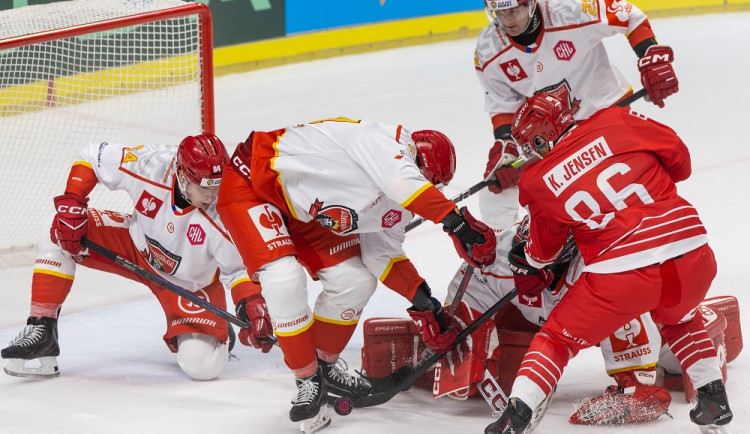 Hradečtí hokejisté na úvod Ligy mistrů nečekaně prohráli s Odense