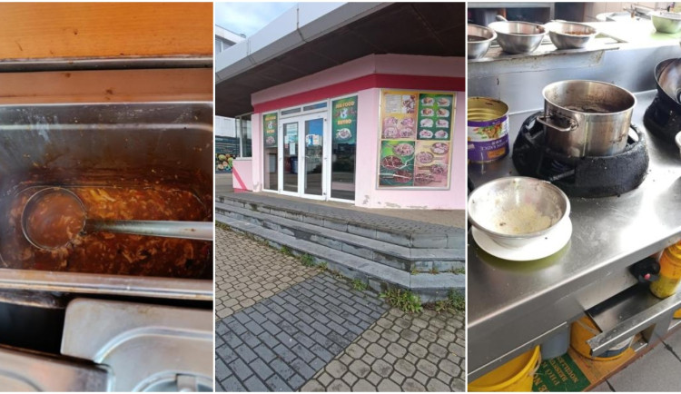 Naprosto nepřijatelná hygiena, inspekce uzavřela asijské bistro u bývalého Prioru