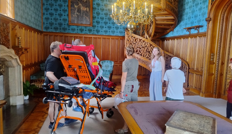 Natálie komunikuje jen pomocí počítače. Má za sebou vysněný výlet na jižní Moravu