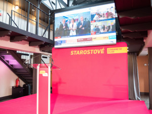 Volební štáb Starostů v Praze.