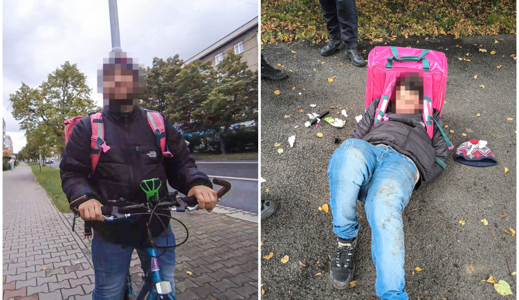 Kurýr prohlašoval, že má v kalhotách zbraň. Zpacifikoval ho strážník a kolemjdoucí