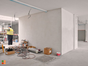 Rekonstrukce pavilonu šaten na základní škole Sever se blíží ke konci