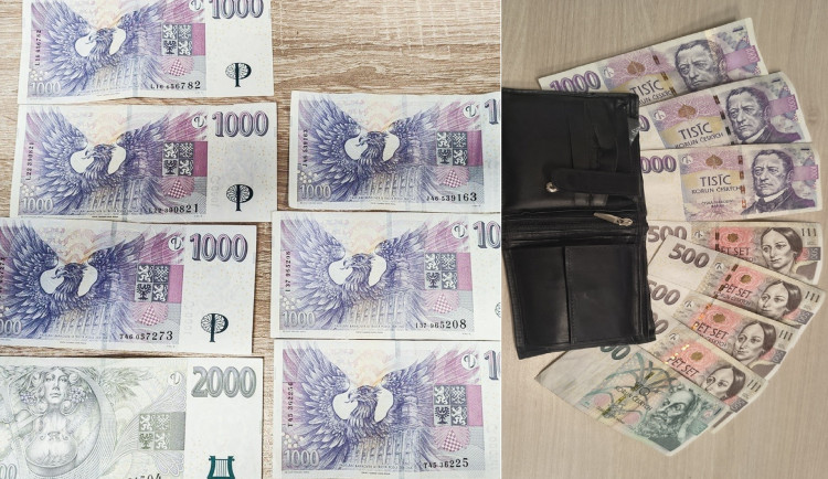 Poctiví nálezci odevzdali hned dvě ztracené peněženky plné peněz