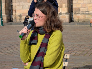 Na nedávném Dni s britskou ambasádou v Plzni měla Bára také debatu s fanoušky Harryho Pottera