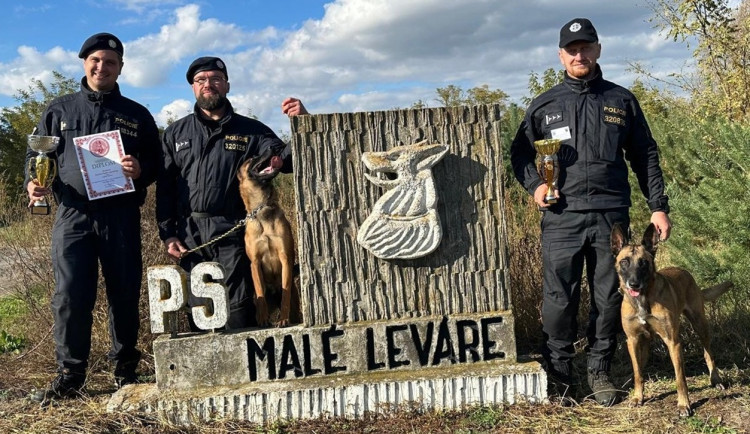 Policejní kynolog z Vysočiny byl při závodech na Slovensku úspěšný