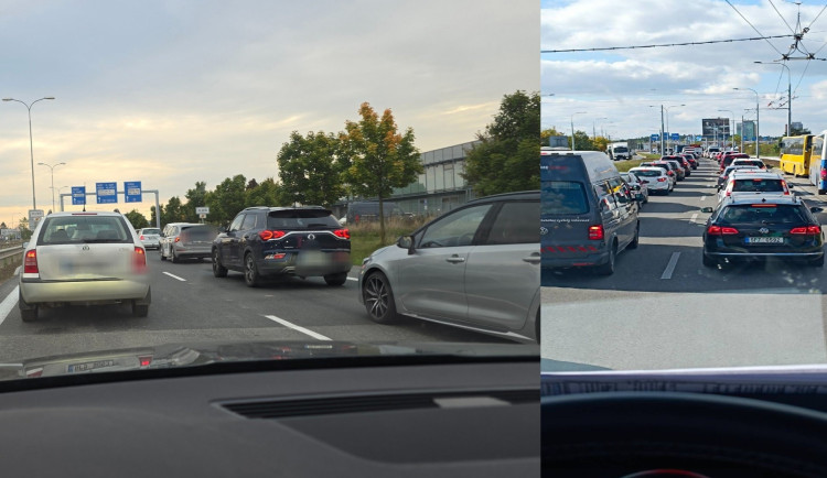 Kolony aut a množství semaforů na kruháči u Makra budí vášně. Bez nich to prý nejde