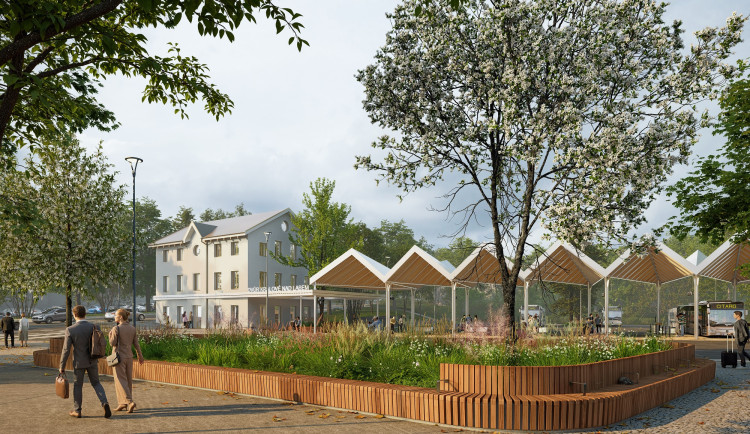 VIZUALIZACE: Startuje přeměna autobusového terminálu ve Dvoře Králové